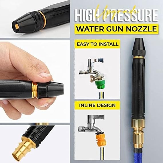 Nozzle Water Spray Gun High Pressure Nozzle Spray Water Jet Hose Nozzles Pipe