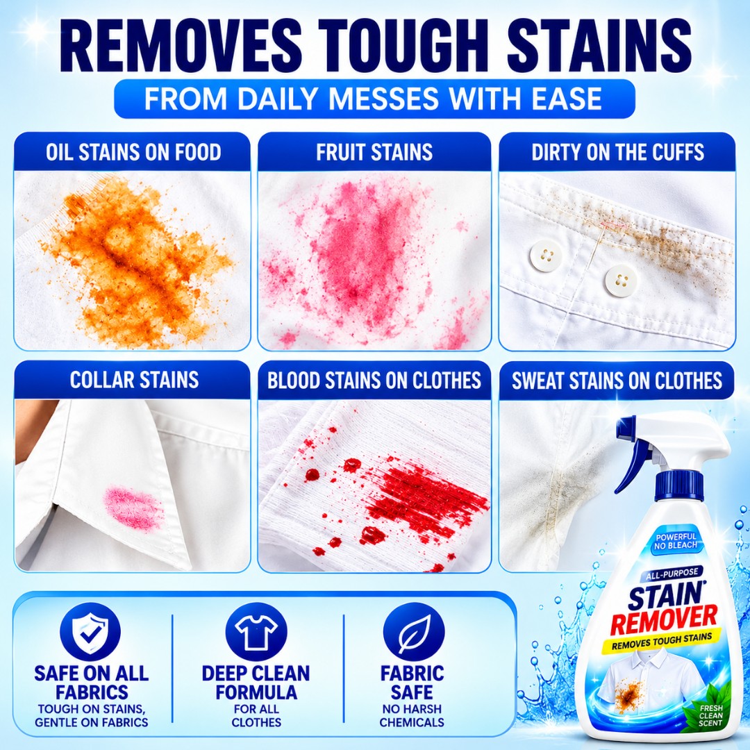 Stain Remover Spray Fast-Acting Fabric Cleaner