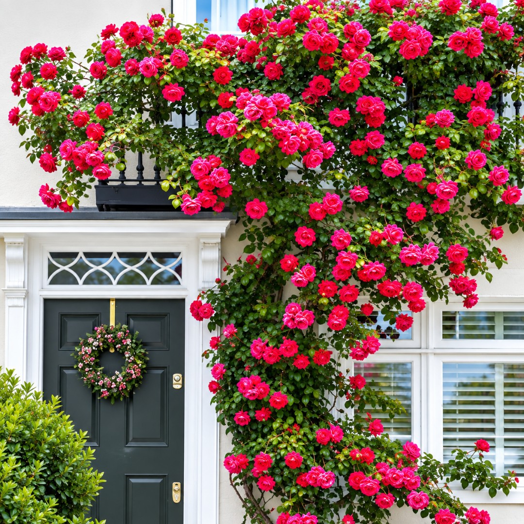 Elegant climbing rose flower seeds pack 2(100 seeds)