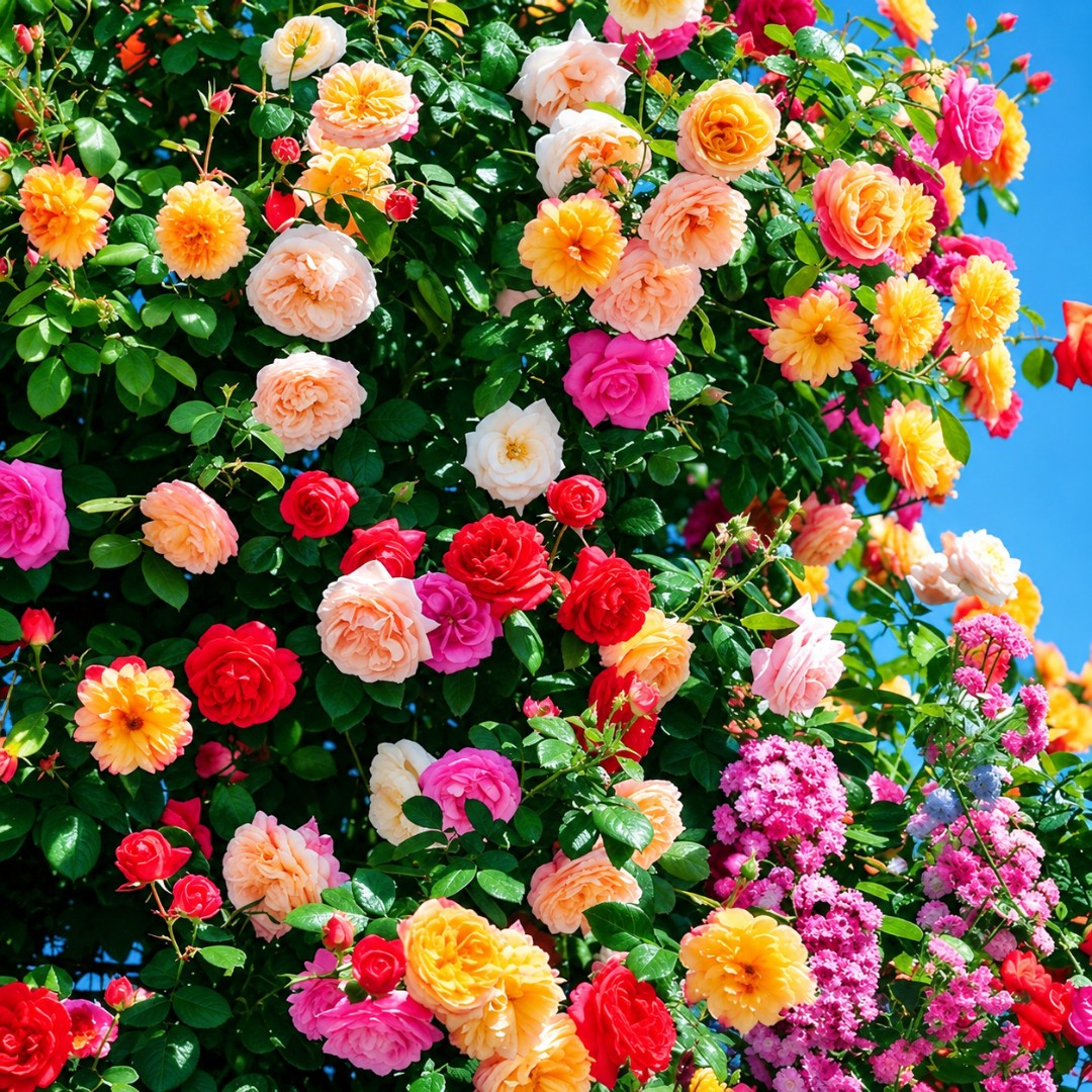 Elegant climbing rose flower seeds pack 2(100 seeds)