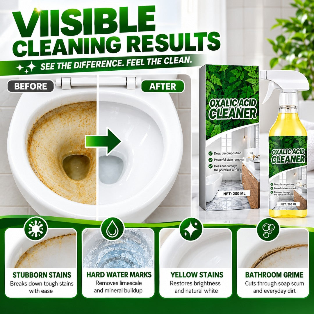 Powerful Oxalic Acid Cleaner bottle (Buy 1 Get 1 Free)