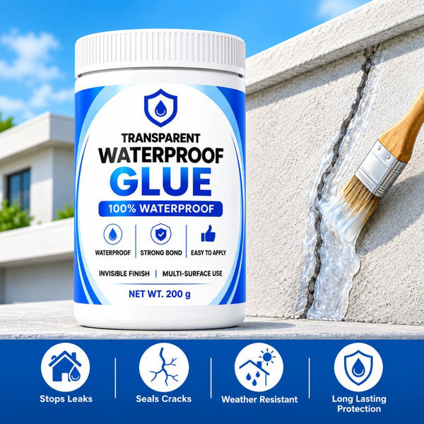 Transparent Waterproof Glue+ Free Brush  (Buy 1 Get 1 Free)