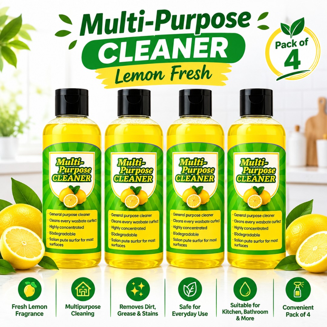 Multipurpose Cleaner Lemon Fresh Pack Of 4